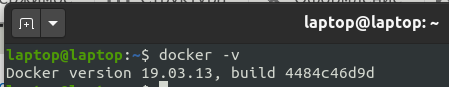 Docker version