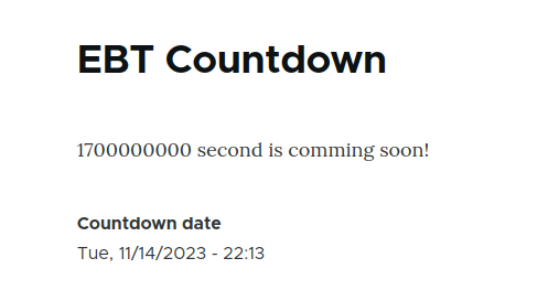 EPT Countdown