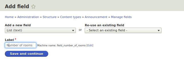 drupal 8 fields