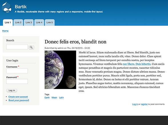 drupal 8 bartik