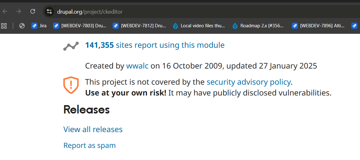 Drupal CKEditor module