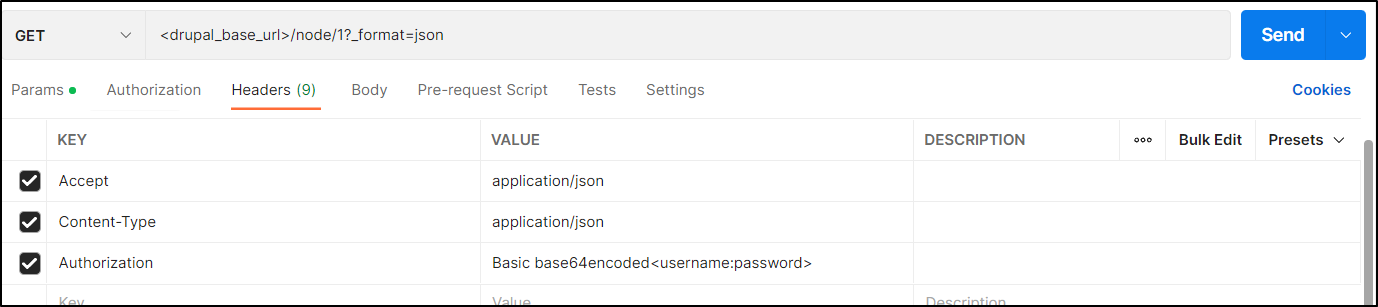 REST API auth