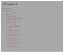 EBT Views Block